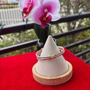 Elegant Silver and Gold Women's Bracelet